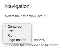 Navbar Layouts